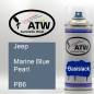 Preview: Jeep, Marine Blue Pearl, PB6: 400ml Sprühdose, von ATW Autoteile West.